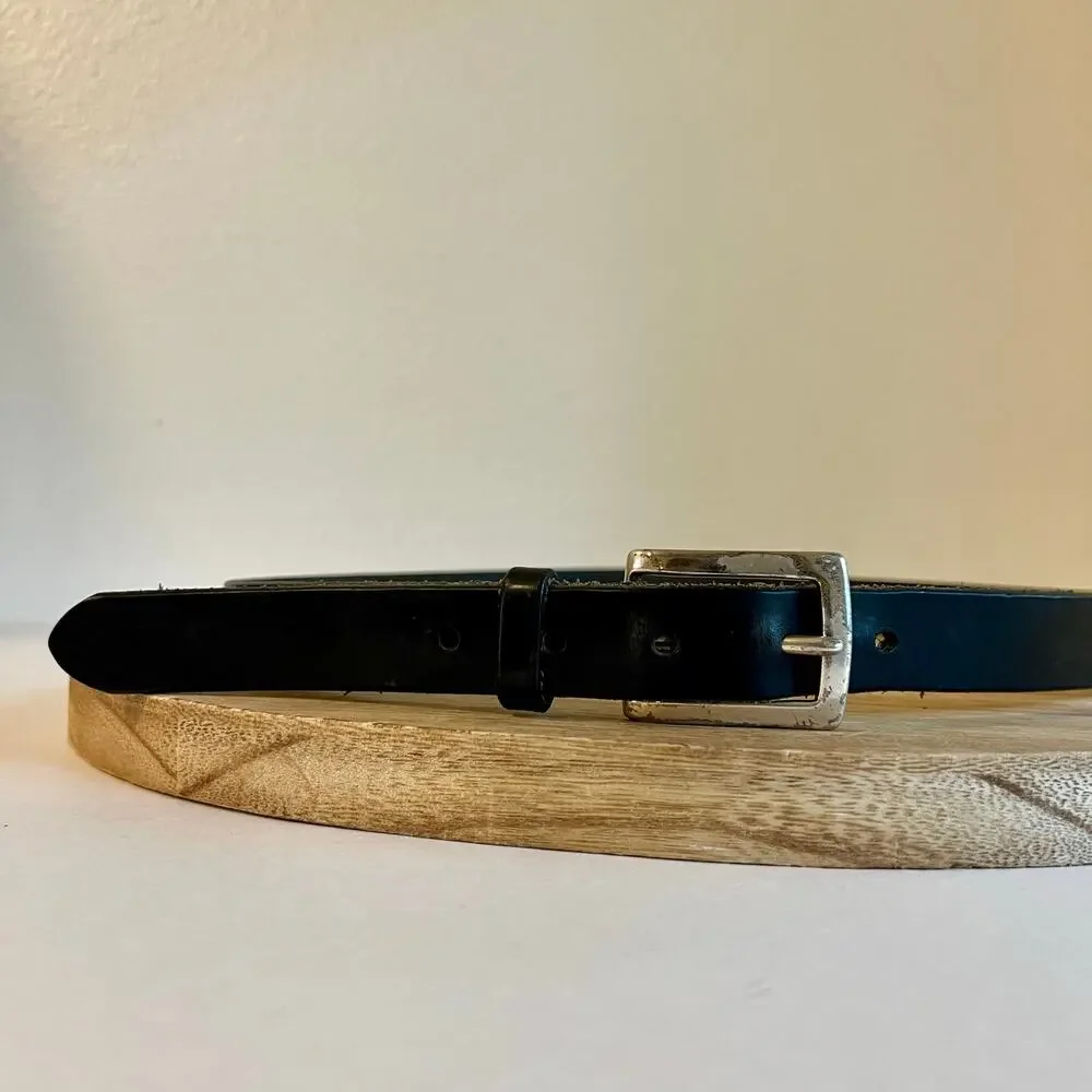 Eddie Bauer USA Made Genuine Italian Leather Worn in Unisex Belt Size XL